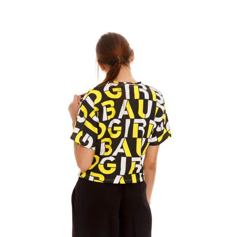 CAMISETA NEGRA GF1100697N000 GIRBAUD
